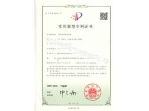 实用新型专利证书
